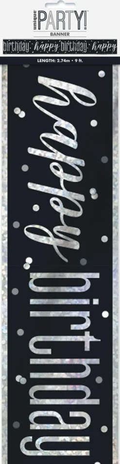 Foliebanner - "Happy Birthday"