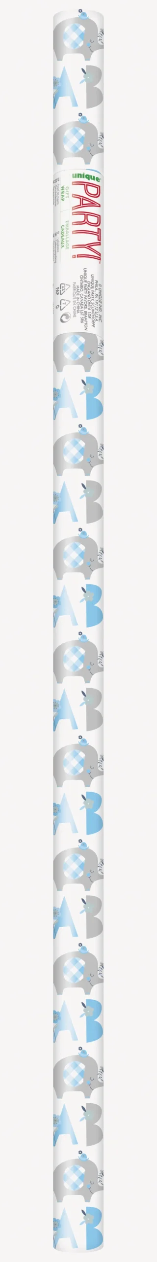 Gavepapir - Babyshower - Umbrellaphants