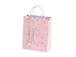 Gavepose Papp - Rosa - Stjerner