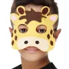Giraffmaske i filt