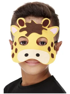 Giraffmaske i filt