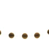 Girlander med Honeycombs - Gull