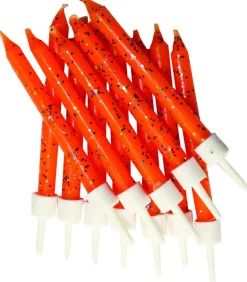 12 Glitter Kakelys Oransje