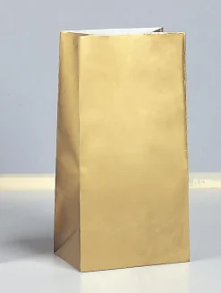 Godteposer av Papir - Gull Metallic