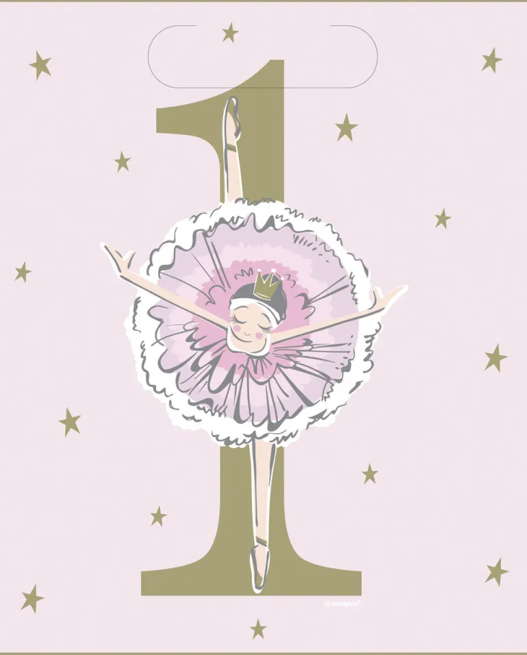 Godteposer - Rosa Ballerina - 1 År