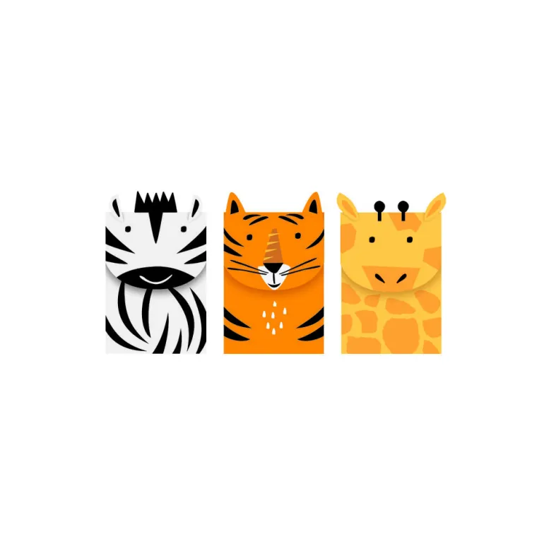 Godteposer - Safari - Papir