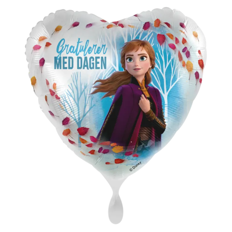 Gratulerer med dagen- Frozen - Anna