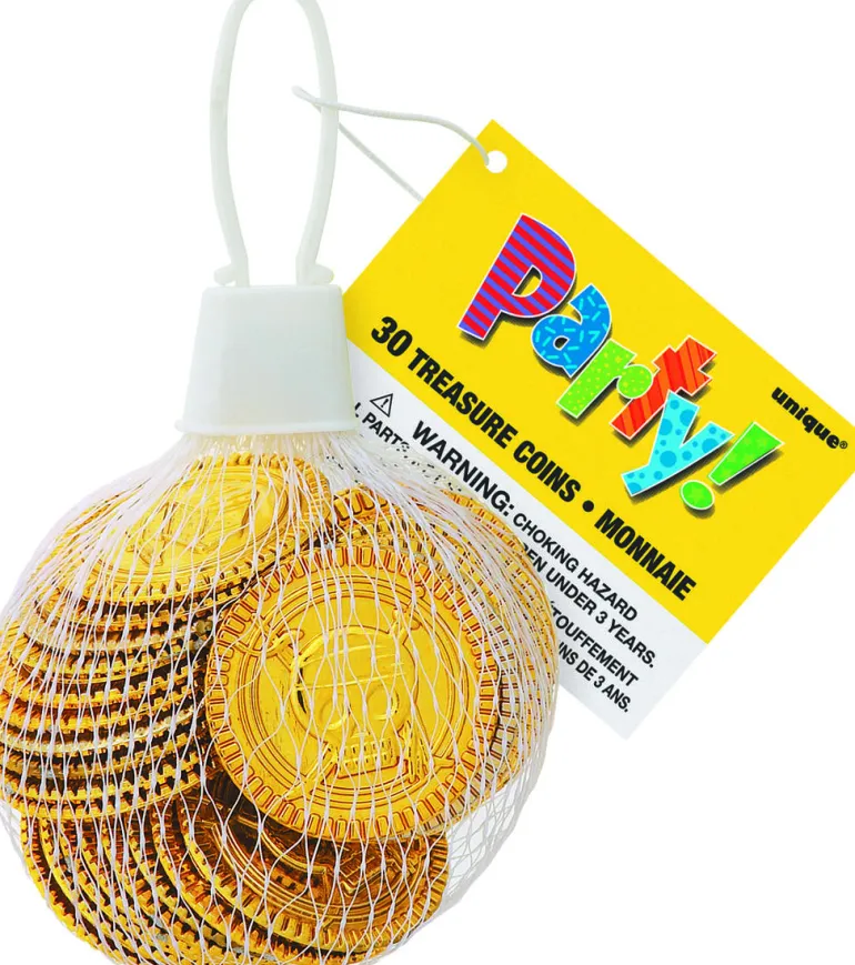 Gullmynter Pirat - Plast