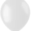 Gummiballonger - Coconut White Matt