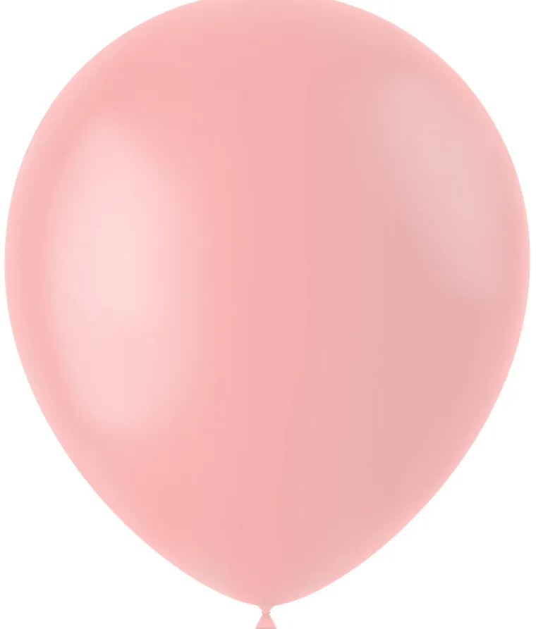 Gummiballonger - Powder Pink Matt