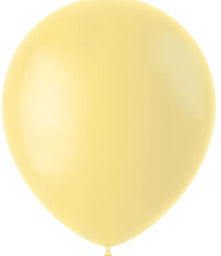 Gummiballonger - Powder Yellow Matt
