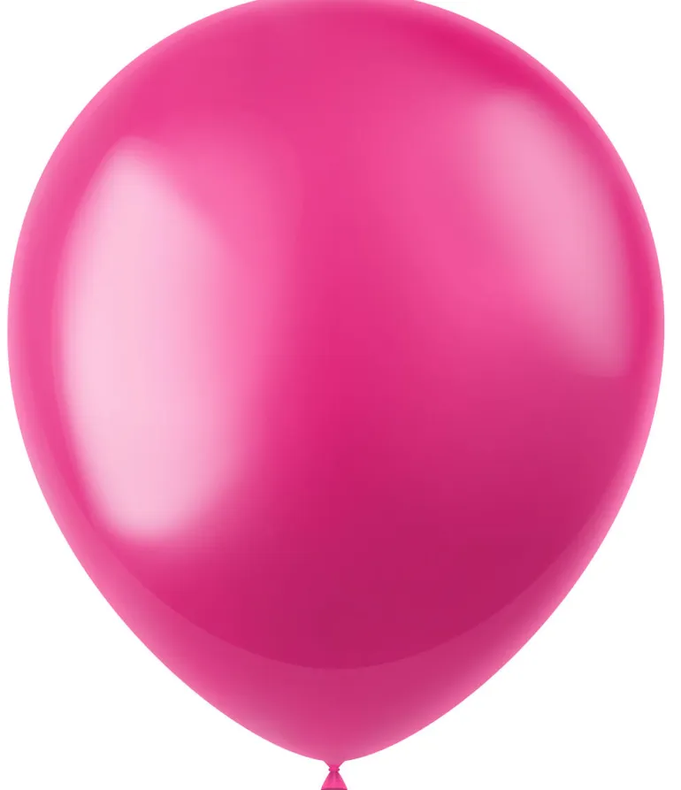 Gummiballonger - Radiant Fuchsia Pink