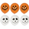 Halloween ballonger - Hvit/oransje