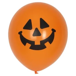 Halloween ballonger - Hvit/oransje