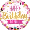 Happy Birthday To You Pink and Gold