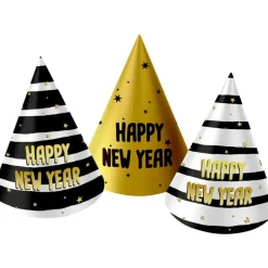 Happy New Year - Black & Gold HNY