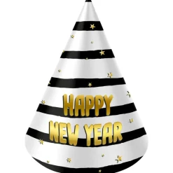 Happy New Year - Black & Gold HNY