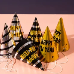 Happy New Year - Black & Gold HNY