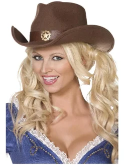 Hatt - Cowboy - Gullstjerne