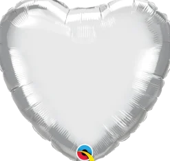 18H Chrome Silver – Hjerte (Pakket)