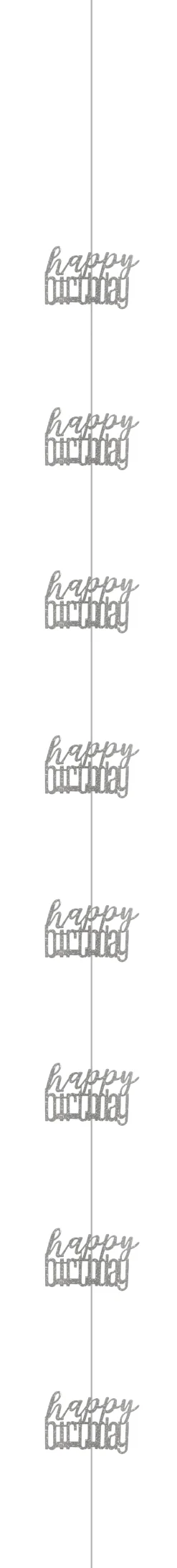 Hengende dekorasjon - "Happy Birthday"