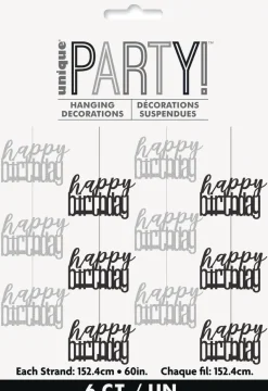 Hengende dekorasjon - "Happy Birthday"