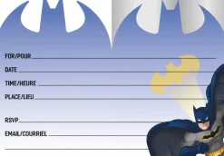 Invitasjoner - Batman - Papp