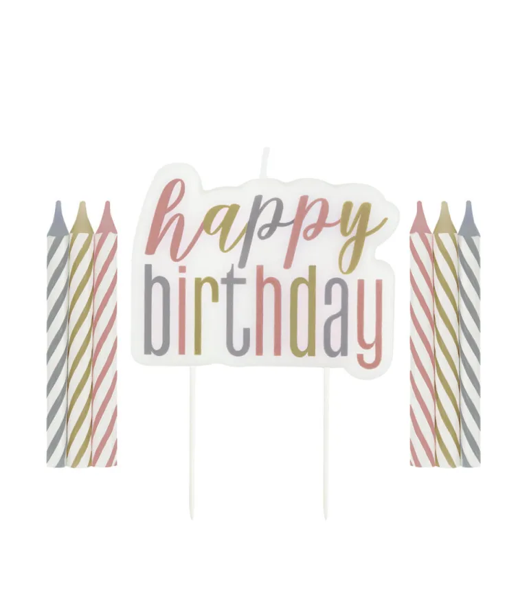 Kakelys - "Happy Birthday" - Rosegull