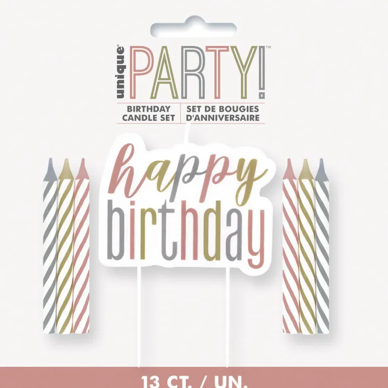 Kakelys - "Happy Birthday" - Rosegull