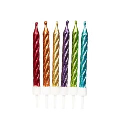 Kakelys - Mettalisk - Rainbow assortert