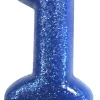 Kakelys - Nummer 1 - Glitter Blå