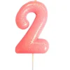 Kakelys - Nummer 2 - Glitter Rosa