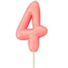 Kakelys - Nummer 4 - Glitter Rosa