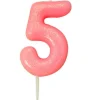 Kakelys - Nummer 5 - Glitter Rosa