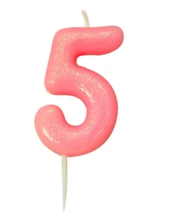 Kakelys - Nummer 5 - Glitter Rosa