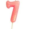Kakelys - Nummer 7 - Glitter Rosa