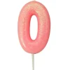Kakelys - Nummer 0 - Glitter Rosa