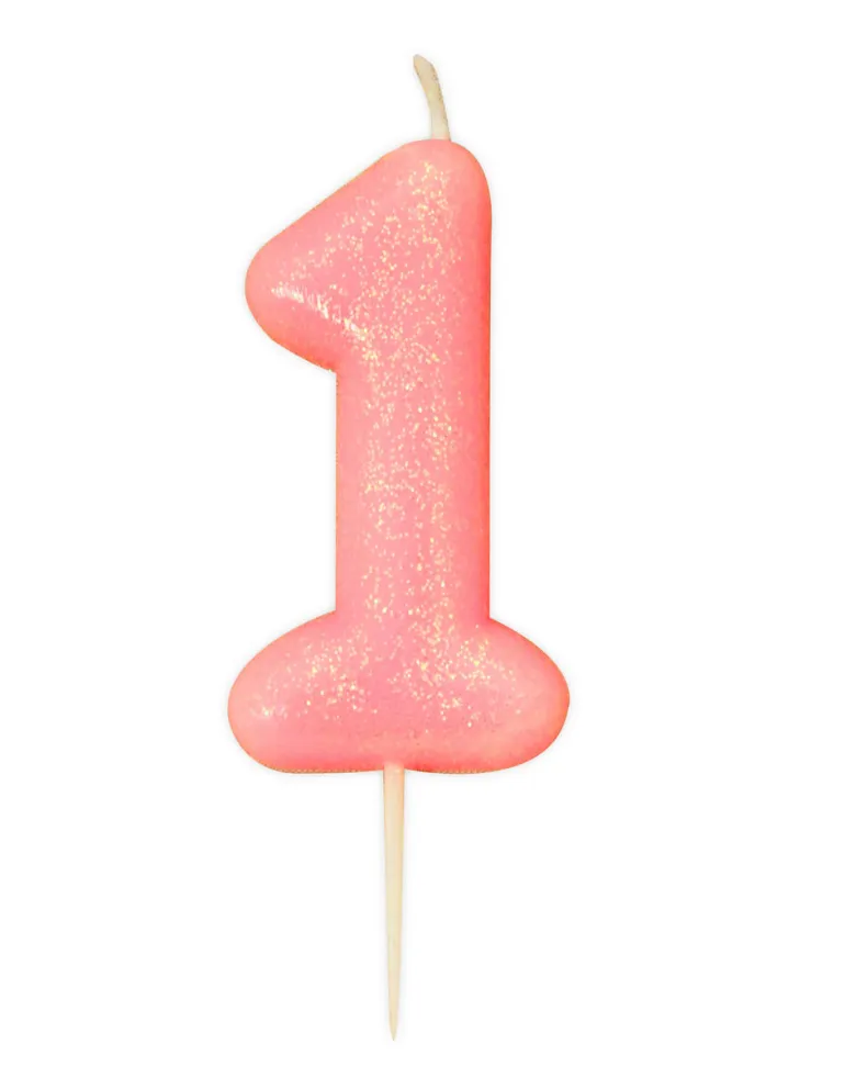 Kakelys - Nummer 1 - Glitter Rosa