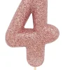 Kakelys - Nummer 4 - Glitter Rosegull