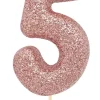Kakelys - Nummer 5 - Glitter Rosegull
