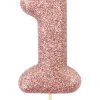 Kakelys - Nummer 1 - Glitter Rosegull