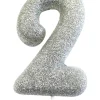 Kakelys - Nummer 2 - Glitter Sølv