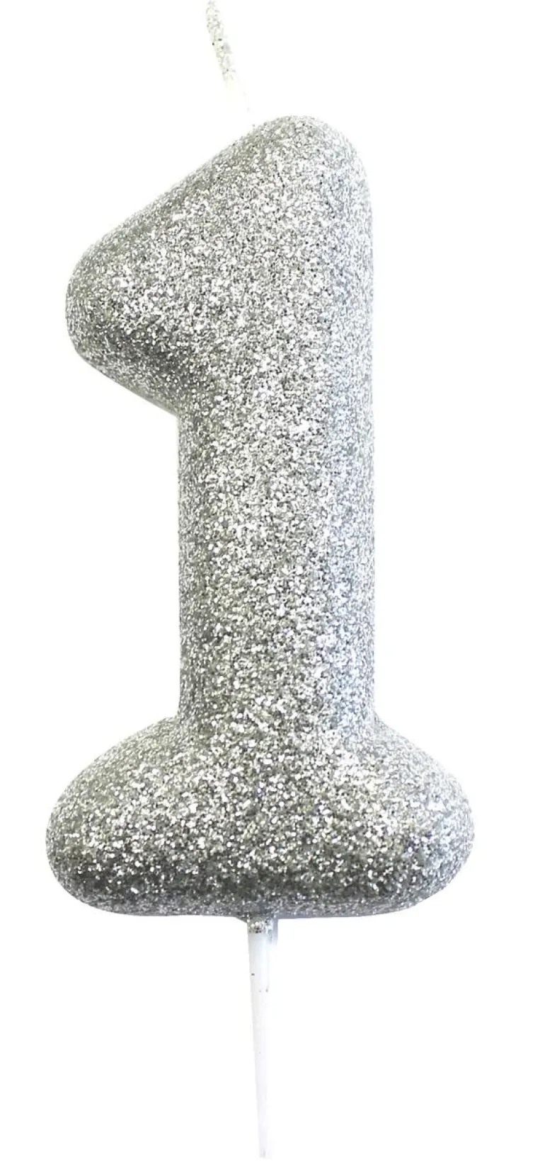 Kakelys - Nummer 1 - Glitter Sølv