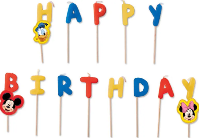 Kakelys Pinne - Mikke - "Happy Birthday"