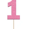 Kaketopper - Nummer 1 - Rosa