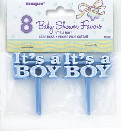 Kaketopper Pick - Babyshower It's A Boy