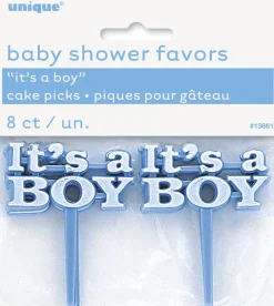 Kaketopper Pick - Babyshower It's A Boy