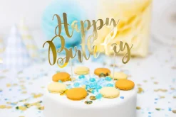 Kaketopp - "Happy Birthday" - Gull