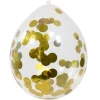 Konfettiballonger - Gull
