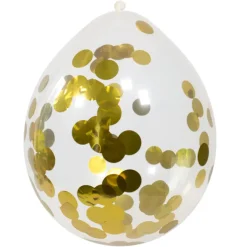 Konfettiballonger - Gull